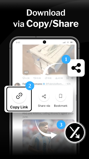 Download Twitter Videos:XSaver Screenshot 1