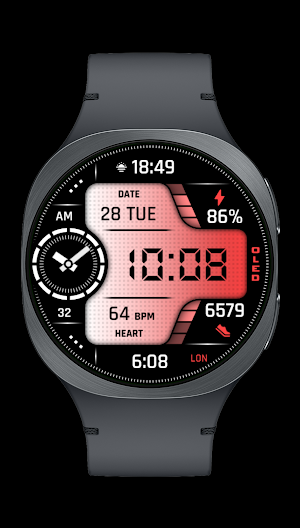 Oled - Digital v8 | watch face Screenshot 2