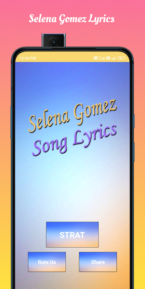 Selena Gomez Song Lyrics Screenshot 1