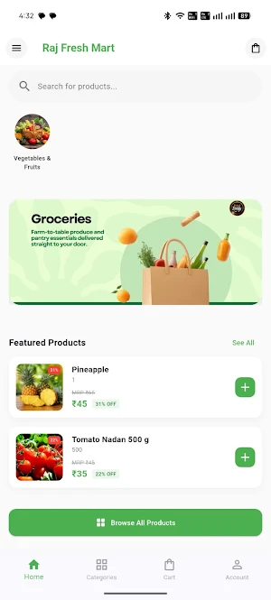 Raj Fresh Mart Screenshot 2