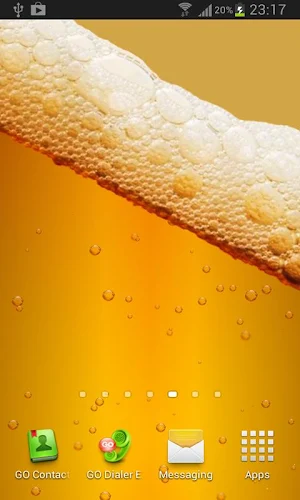 Beer & Battery level LWP Pro Screenshot 1