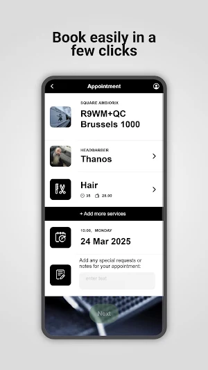 1130 Barber VAN Screenshot 2