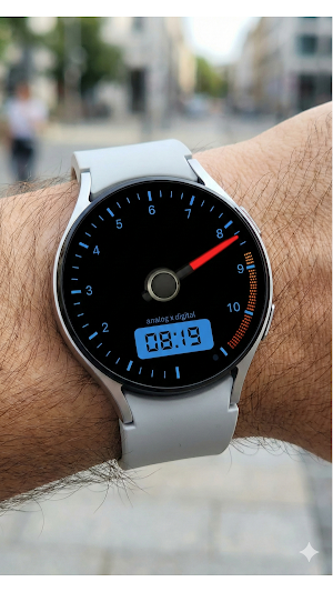 German car style watchface WB1 Screenshot 3