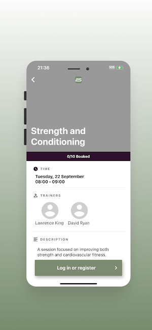 EverStrong Training Screenshot 2