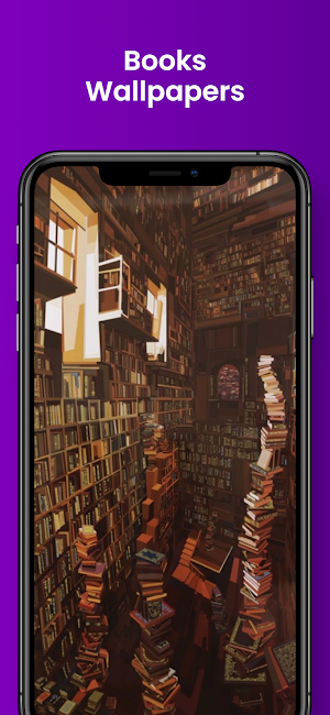 Library books wallpaper Screenshot 1