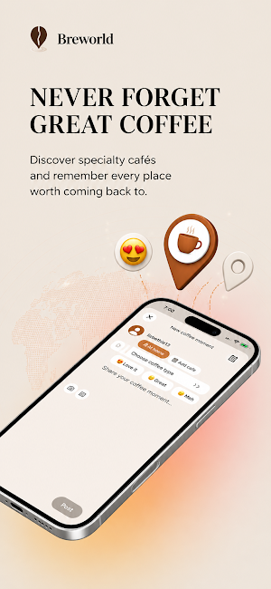 BreWorld: Find Great Coffee Screenshot 0