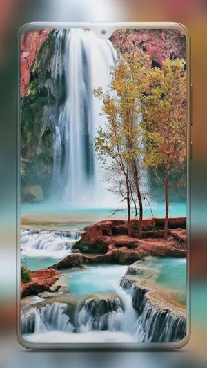 Waterfall Wallpaper HD Screenshot 1