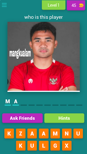 Indonesian football player Screenshot 0