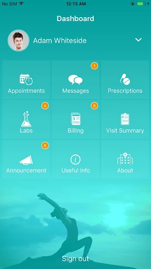 Nourish PHR Screenshot 0