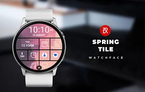 Spring Tile Watch Face Screenshot 0