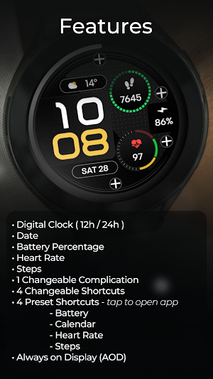 TVV Workout 2 Watch Face Screenshot 2