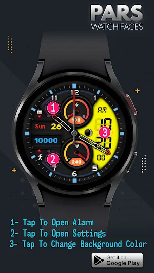 Pars Hybrid Watch Face Screenshot 1