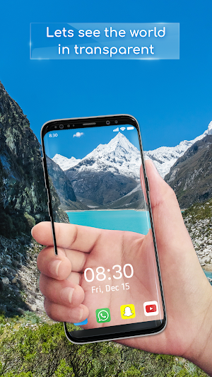 Camera Transparent - Transparent Live Wallpaper Screenshot 1