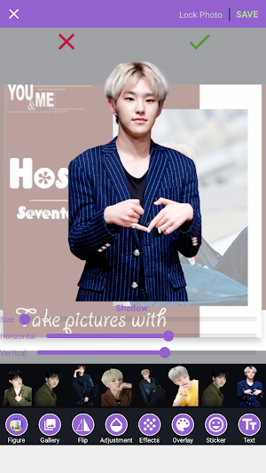 Take pictures with Hoshi - Seventeen Screenshot 2