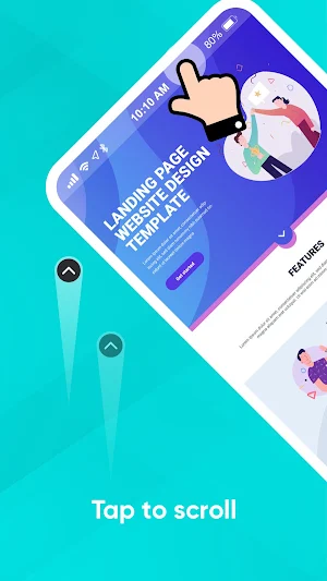 TapScroll - Quickly Scrolling Screenshot 2