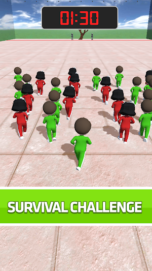 Red Green Light Challenge: Run, Stop Game Screenshot 0
