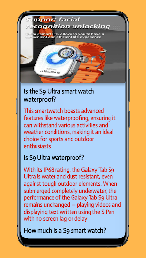 s9 ultra smart watch manual Screenshot 2