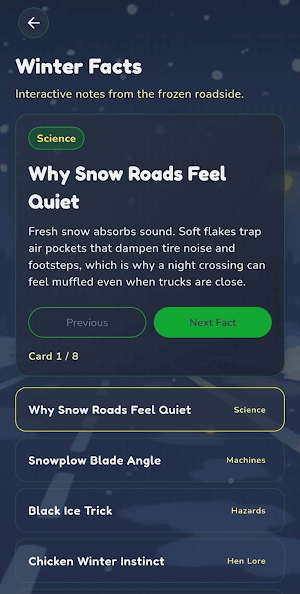 Chicken Snow Road Screenshot 1