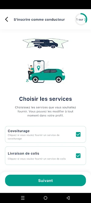 Télia chauffeur Screenshot 0