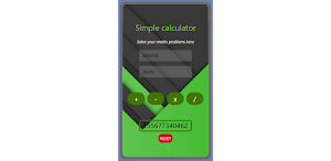 Calculator Screenshot 1