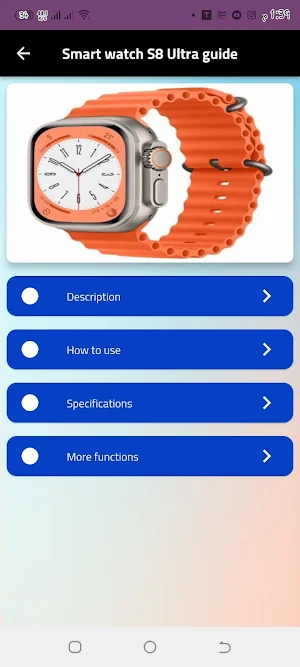 Smart watch S8 Ultra guide Screenshot 1