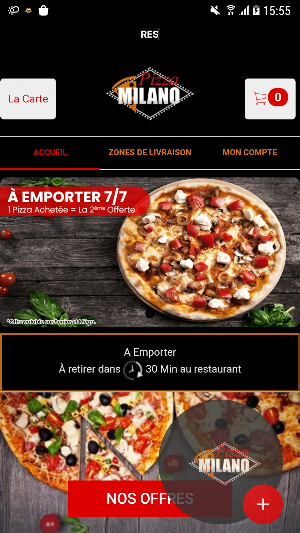 Milano Pizza Screenshot 1