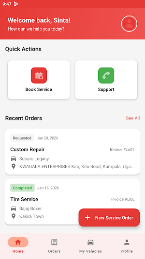 Egusta Motors Services Screenshot 0