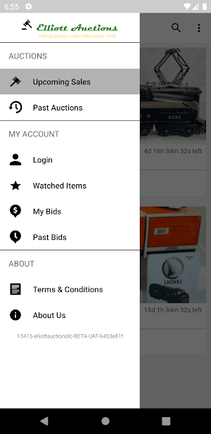 Elliott Auctions Screenshot 3