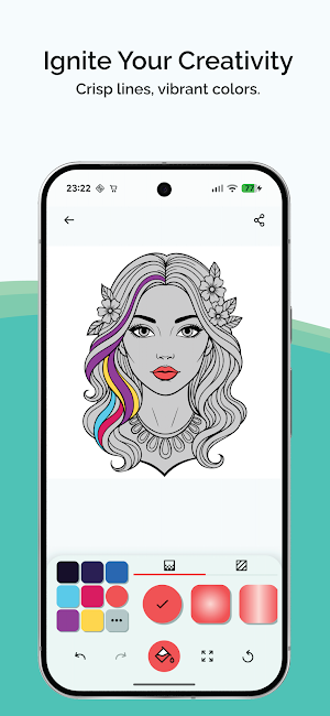 Colorista: Adult Coloring Book Screenshot 2