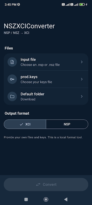 NX File Converter Screenshot 0