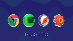 Glasstic 3D Icon Pack Screenshot 0