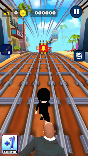 Subway Wednesday Addams run Screenshot 0