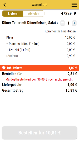 City Grill Rumeln Screenshot 1