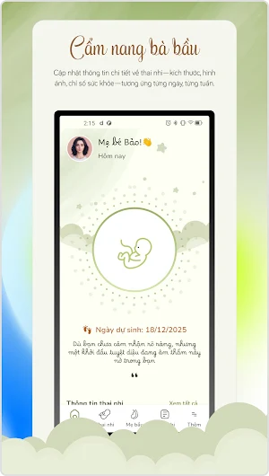 Cẩm Nang Bà Bầu & Em Bé 2025 Screenshot 0