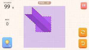 Paper Folding Puzzle Screenshot 0