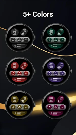 Material You Fluffy Watch Face Screenshot 1