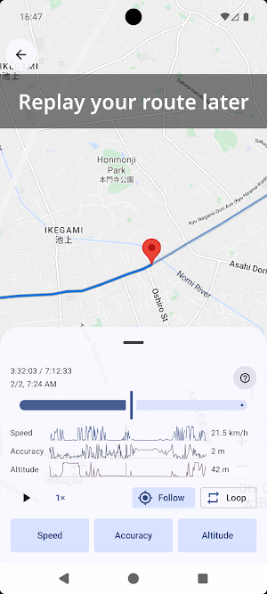Location Log Diary Screenshot 0