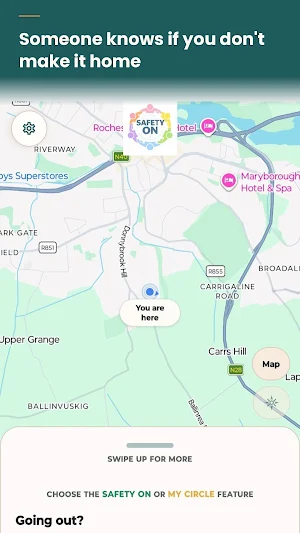 Safety On – Walk Home Safe Screenshot 0