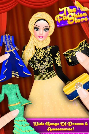 Hijab Doll Fashion Salon Dress Up Game Screenshot 3