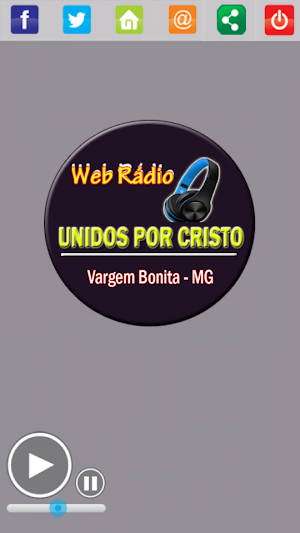 WebRádio UnidosPor Cristo Web Screenshot 2