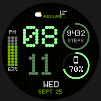 Night 14D - Digital Watch Face