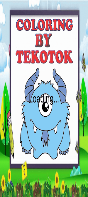 ASMR Monsters Coloring Screenshot 0