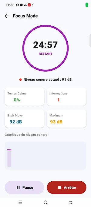 Sound & Silence Meter Screenshot 1
