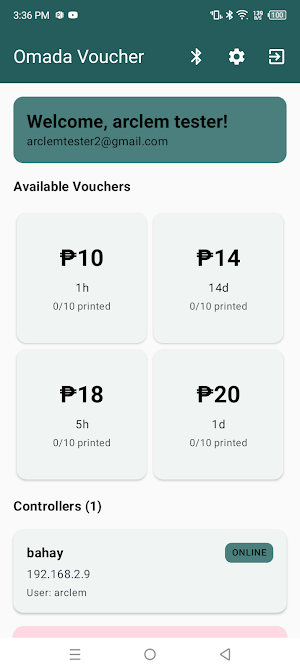 Omada Voucher Screenshot 1