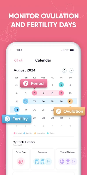 Period Tracker Period Calendar Screenshot 2