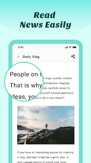 Big Font - Font Size Increaser Screenshot 1