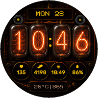 Nixie Retro - Watch Face