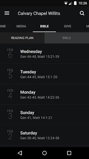 Calvary Chapel Willits Screenshot 2