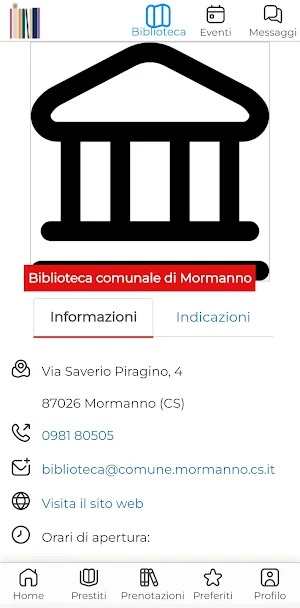 Biblio Mormanno Screenshot 3