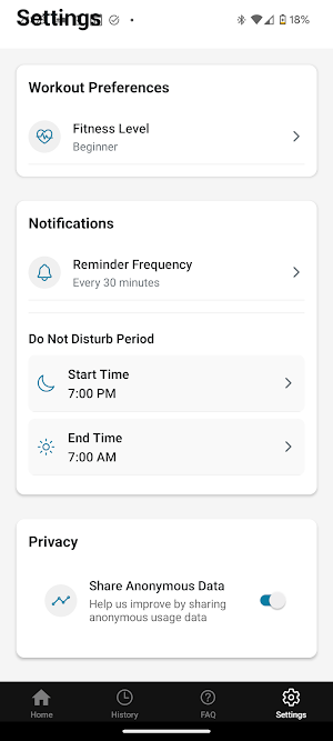 Fitness Bites Screenshot 2